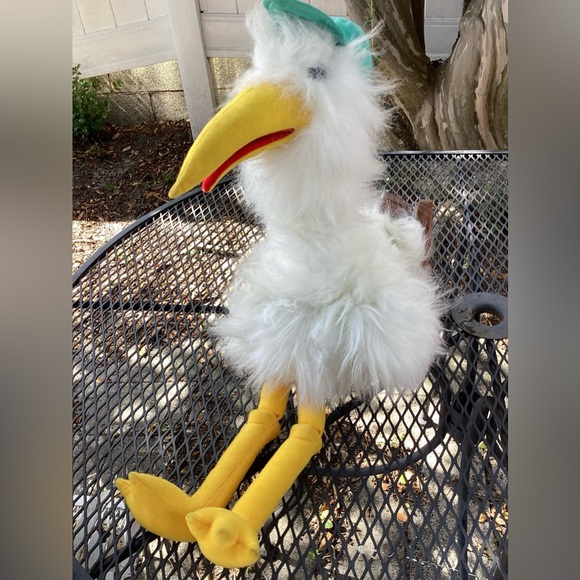 Vintage 1997 Ron Banafato, Inc Stork Puppet - Picture 1 of 13